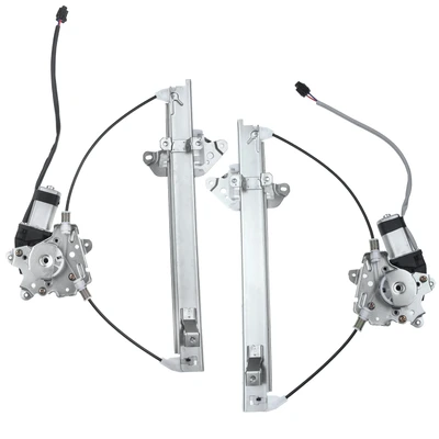 2 Pcs Rear Power Window Regulator with Motor