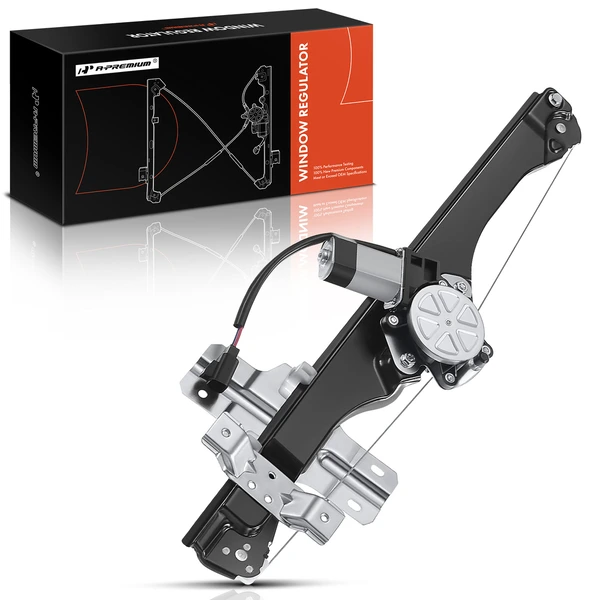 2007-2010 Saturn Outlook 1-Pc Power Window Regulator and Motor Assembly Front Left Driver Side Electric with Motor A-Premium APWR0271