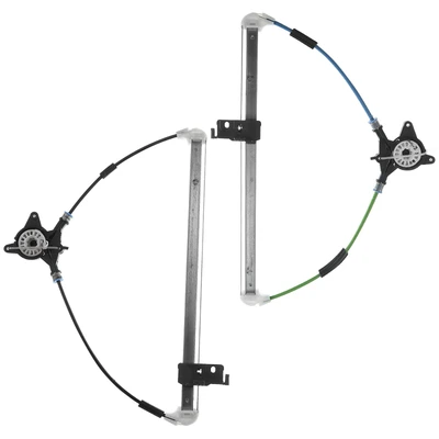 2 Pcs Rear Power Window Regulator without Motor