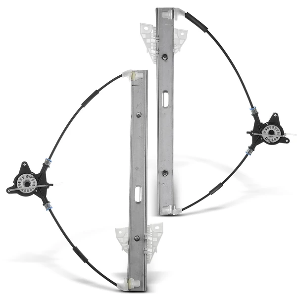 2 Pcs Front Power Window Regulator without Motor for Mazda 6 2003-2008