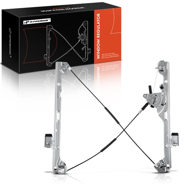 2007-2014 Chevrolet Silverado 2500 HD 1-Pc Manual Window Regulator Front Left Driver Side Manual A-Premium APWR2539