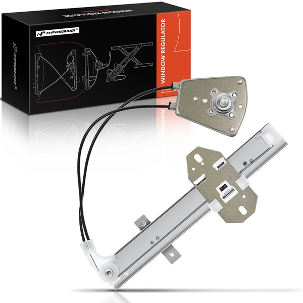 1992-1995 Honda Civic 1-Pc Manual Window Regulator Rear Right Passenger Side A-Premium APWR3447TW