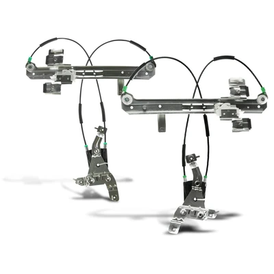 2 Pcs Rear Power Window Regulator without Motor