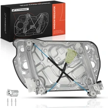 Front Passenger Power Window Regulator with Panel
