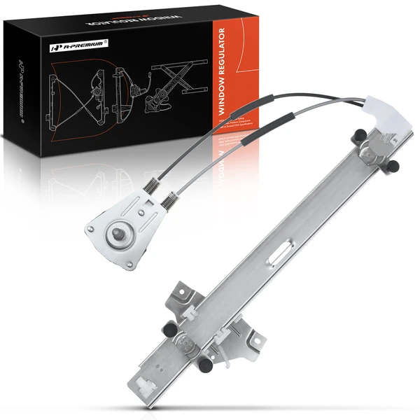2000-2004 Kia Spectra 1-Pc Manual Window Regulator Front Right Passenger Side Manual A-Premium APWR2095