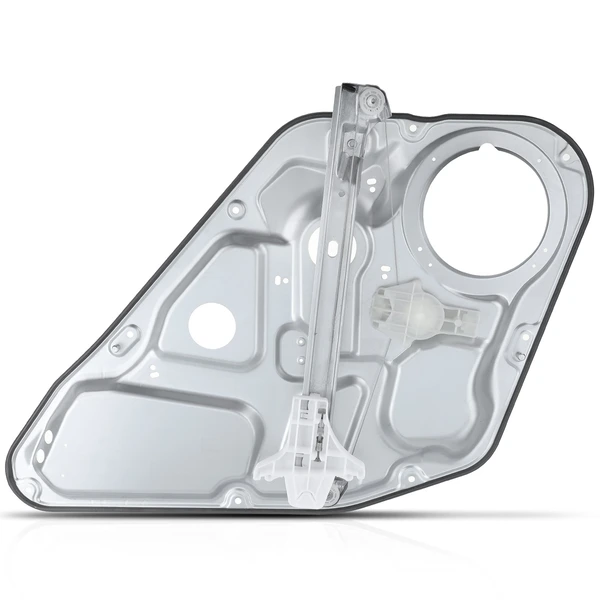 Rear Driver Power Window Regulator with Panel for Hyundai Sonata 2006-2010