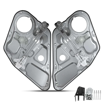 2 Pcs Rear Power Window Regulator without Motor
