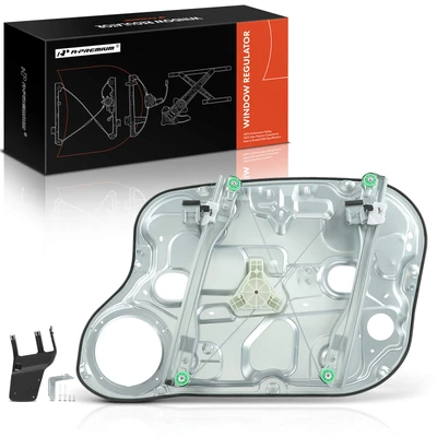 Front Driver Power Window Regulator with Panel