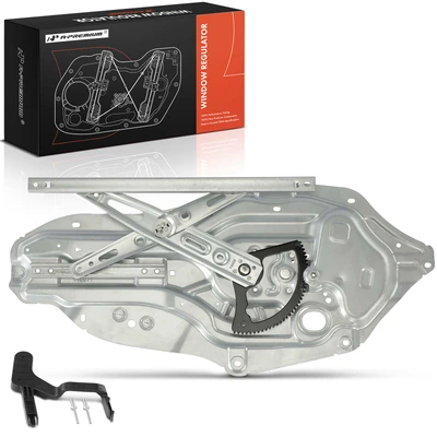 Front Passenger Power Window Regulator with Panel