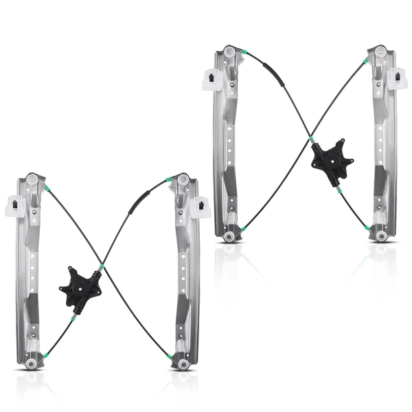 2008-2020 Dodge Grand Caravan 2-Pc Power Window Regulator Front Driver & Passenger Electric A-Premium APWR0424