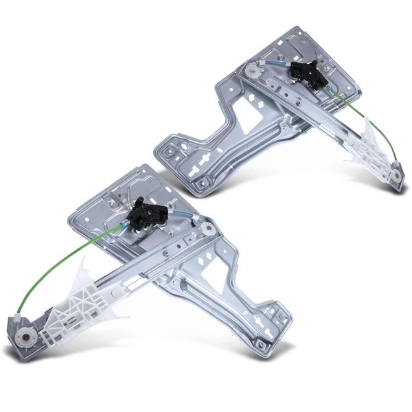 2 Pcs Front Power Window Regulator without Motor for Chevrolet Equinox 2005-2009
