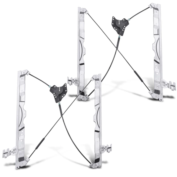 2005-2015 Nissan Armada 2-Pc Power Window Regulator Front Driver & Passenger Electric A-Premium APWR2410