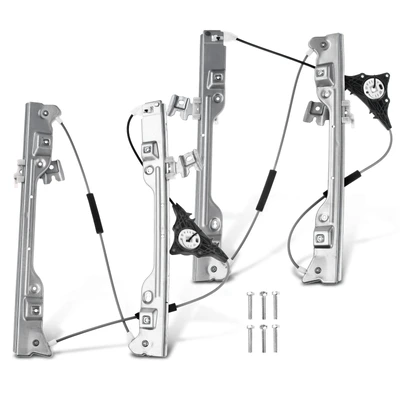 2 Pcs Front Power Window Regulator without Motor