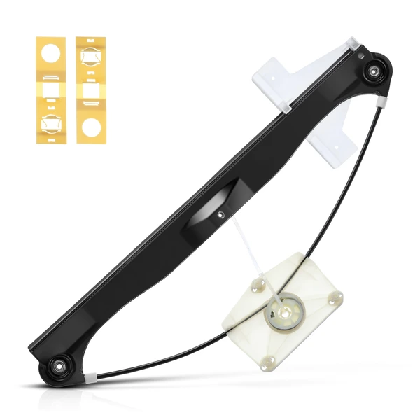 2006-2012 Audi A3 Quattro 1-Pc Power Window Regulator Rear Right Passenger Side Electric A-Premium APWR0331