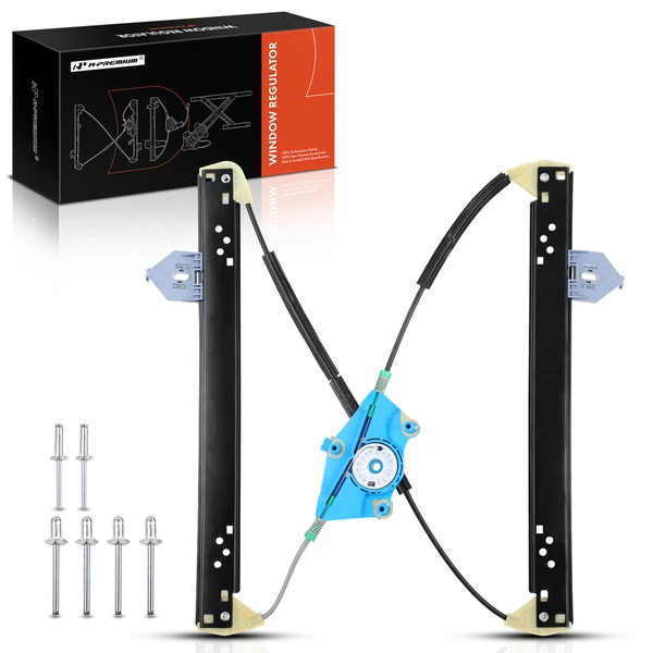 2003-2010 Audi A8 Quattro 1-Pc Power Window Regulator Rear Left Driver Side Electric A-Premium APWR2458