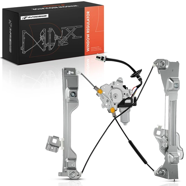 2003-2009 Nissan 350Z 1-Pc Power Window Regulator and Motor Assembly Front Left Driver Side Electric with Motor A-Premium APWR1846