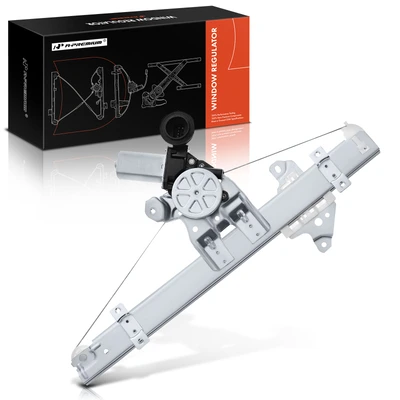 Front Driver Power Window Regulator with Motor