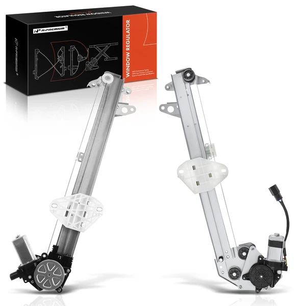 2008-2012 Honda Accord 2-Pc Window Regulator and Motor Kit Front Driver & Passenger with Motor A-Premium APWR3212