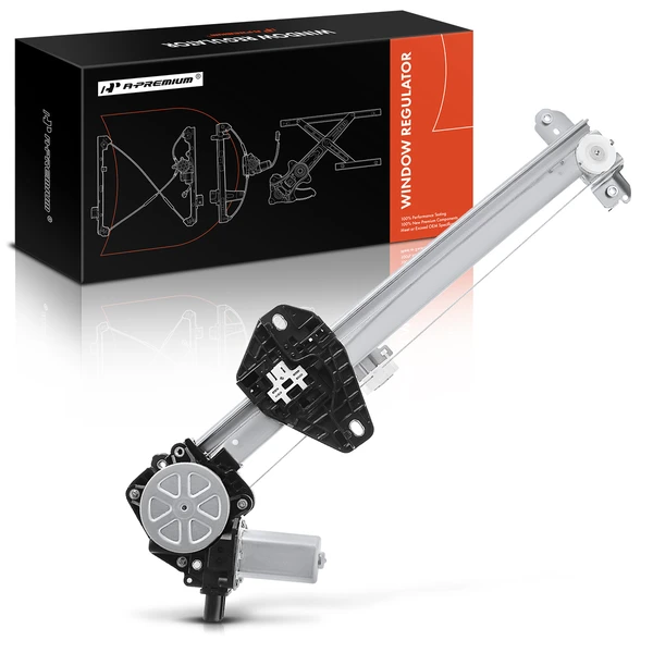 2008-2012 Honda Accord 1-Pc Power Window Regulator and Motor Assembly Rear Right Passenger Side Electric with Motor A-Premium APWR0555