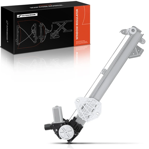 Front Driver Power Window Regulator with 6 Pins for Honda Accord 2008-2012