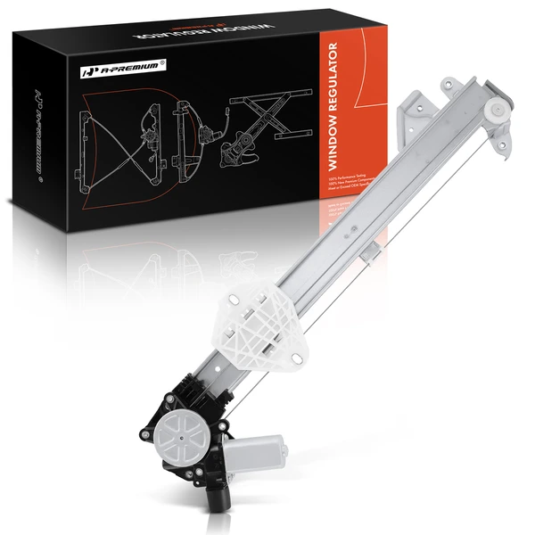 2008-2012 Honda Accord 1-Pc Power Window Regulator Front Right Passenger Side Electric with Motor A-Premium APWR2632