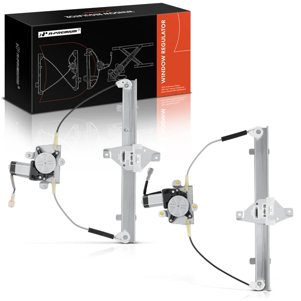 2007-2011 Chevrolet Aveo 2-Pc Window Regulator and Motor Kit Rear Driver & Passenger Electric with Motor A-Premium APWR1014