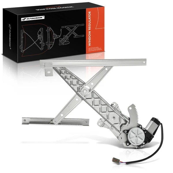 2001-2003 Ford F-150 1-Pc Power Window Regulator and Motor Assembly Rear Left Driver Side Electric with Motor A-Premium APWR2120