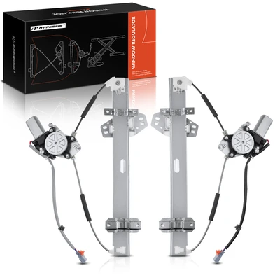 2 Pcs Rear Power Window Regulator with Motor