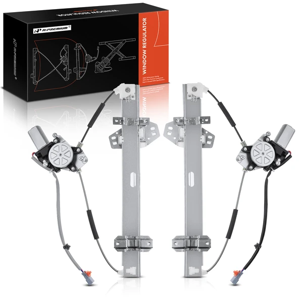 1999-2003 Acura TL 2-Pc Window Regulator and Motor Kit Rear Driver & Passenger Electric with Motor A-Premium APWR2237