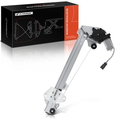 Front Driver Power Window Regulator with Motor