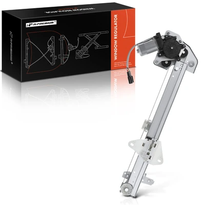 Front Passenger Power Window Regulator with Motor
