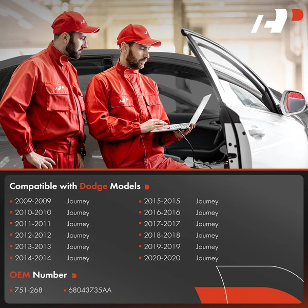 Front Driver Power Window Regulator with Motor Assembly for Dodge Journey 09-20