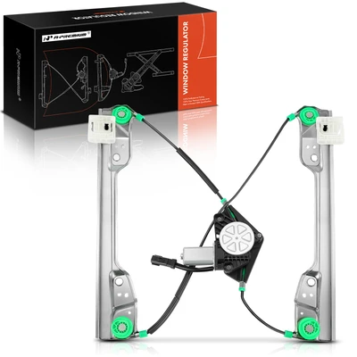 Front Passenger Power Window Regulator with Motor & 2 Pins