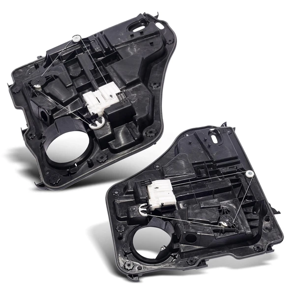 2 Pcs Rear Power Window Regulator with Motor for Dodge Nitro 2007-2012