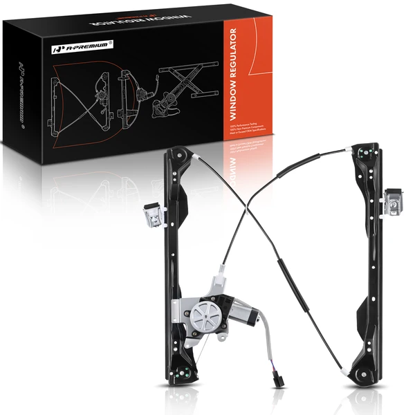 1-Pc Power Window Regulator and Motor Assembly Front Right Passenger Side Electric with Motor A-Premium APWR1780