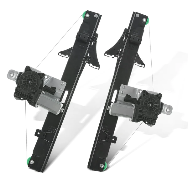 2 Pcs Rear Power Window Regulator with Motor for Buick Regal 2011-2014