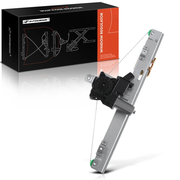 2013-2019 Cadillac XTS 1-Pc Power Window Regulator and Motor Assembly Rear Left Driver Side Electric with Motor A-Premium APWR0776