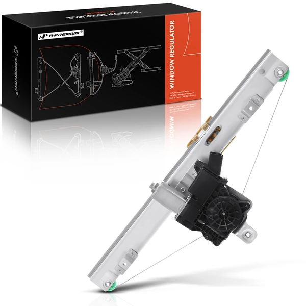 2013-2019 Cadillac XTS 1-Pc Power Window Regulator and Motor Assembly Rear Right Passenger Side Electric with Motor A-Premium APWR0777