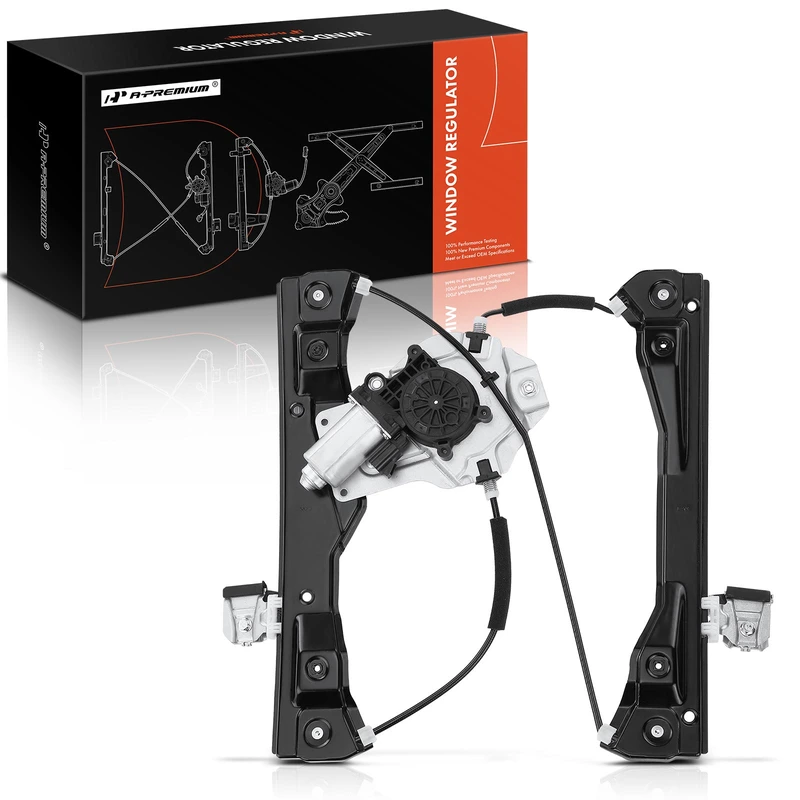 2011-2014 Chevrolet Volt 1-Pc Power Window Regulator and Motor Assembly Front Right Passenger Side Electric with Motor A-Premium APWR2637