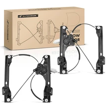 2 Pcs Front Power Window Regulator with Motor