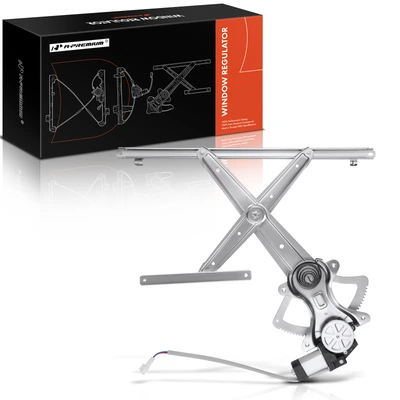 Front Passenger Power Window Regulator with Motor