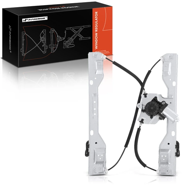 2017-2020 Ford F-450 Super Duty 1-Pc Power Window Regulator and Motor Assembly Rear Left Driver Side Electric with Motor A-Premium APWR2489