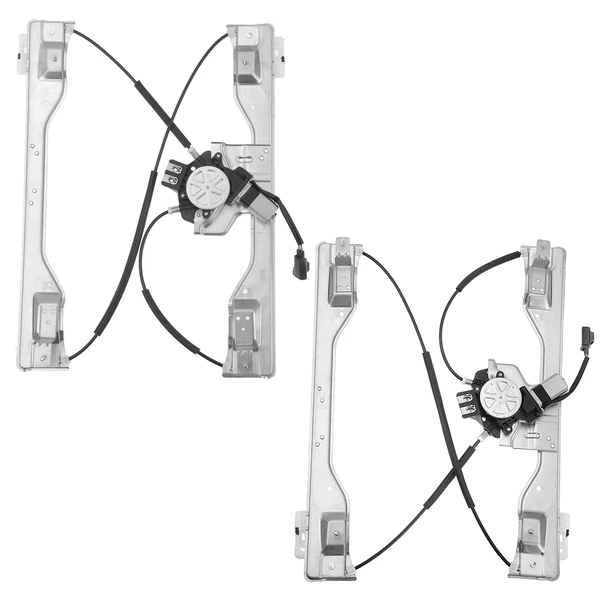 2017-2020 Ford F-450 Super Duty 2-Pc Window Regulator and Motor Kit Rear Driver & Passenger Electric with Motor A-Premium APWR2568