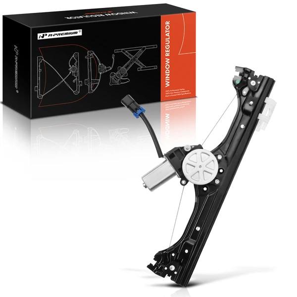 2012-2019 Fiat 500 1-Pc Power Window Regulator and Motor Assembly Front Left Driver Side Electric with Motor A-Premium APWR1571