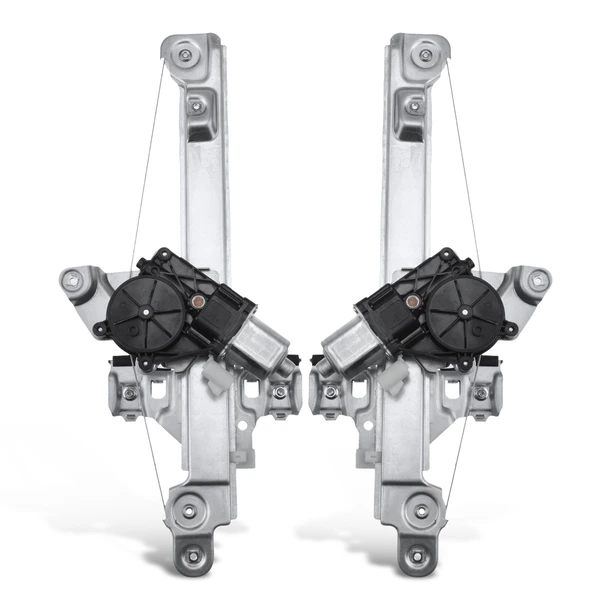 2010-2012 Cadillac SRX 2-Pc Window Regulator and Motor Kit Rear Driver & Passenger Electric with Motor A-Premium APWR2480