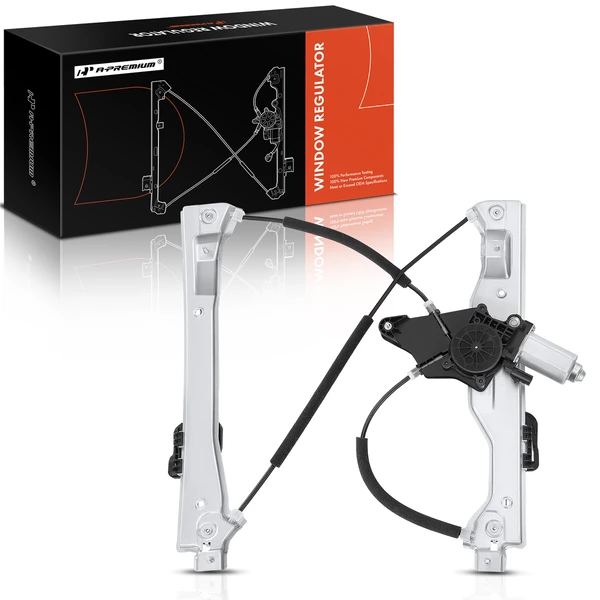 2016-2021 Chevrolet Malibu 1-Pc Power Window Regulator and Motor Assembly Front Left Driver Side Electric with Motor A-Premium APWR2647