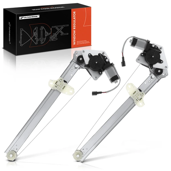 2 Pcs Rear Window Regulator for Acura RDX 2013-2018 with Motor