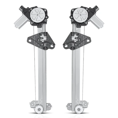 2 Pcs Rear Power Window Regulator with Motor