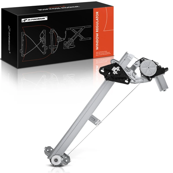 2009-2014 Honda Fit 1-Pc Power Window Regulator and Motor Assembly Front Left Driver Side Electric with Motor A-Premium APWR0592