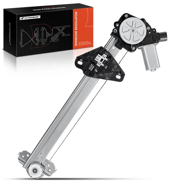 2009-2014 Honda Fit 1-Pc Power Window Regulator and Motor Assembly Rear Left Driver Side Electric with Motor A-Premium APWR0594